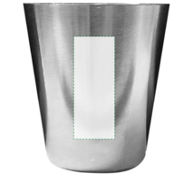 hoftekolbe i rustfritt stål